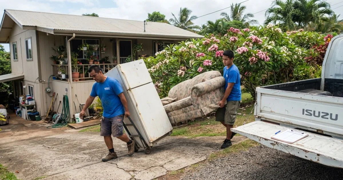 Furniture and appliance removal cost in Oahu: what drives the price